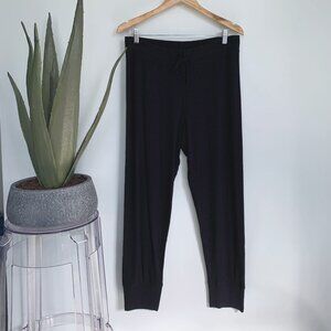 Gap Pure Body Modal Ribbed Joggers Black Large